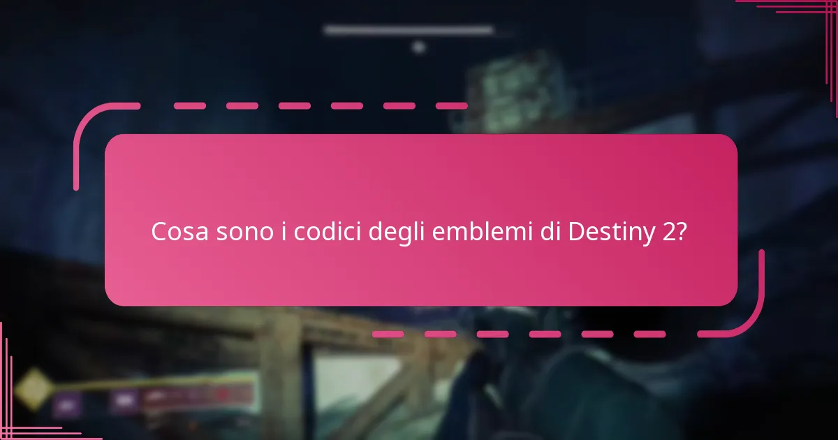 Quali design esclusivi sono disponibili per i codici degli emblemi di Destiny 2?