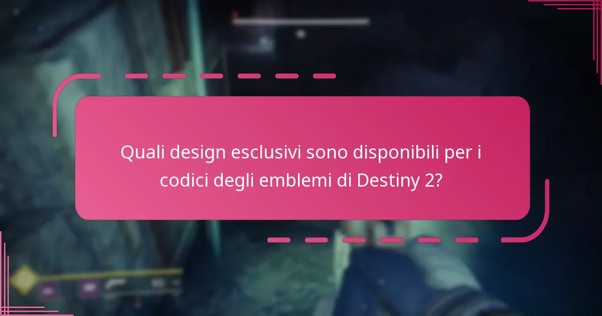 Qual è il processo di riscatto per i codici degli emblemi di Destiny 2?