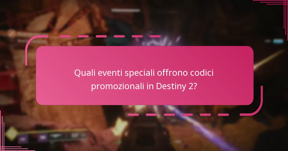 Quando scadono i codici promozionali in Destiny 2?